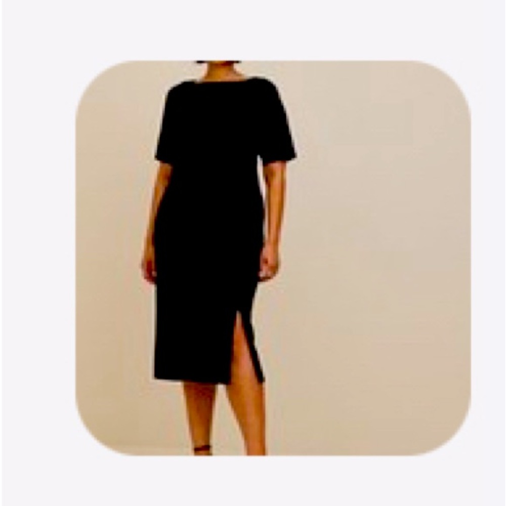 Torrid Black dress with side split